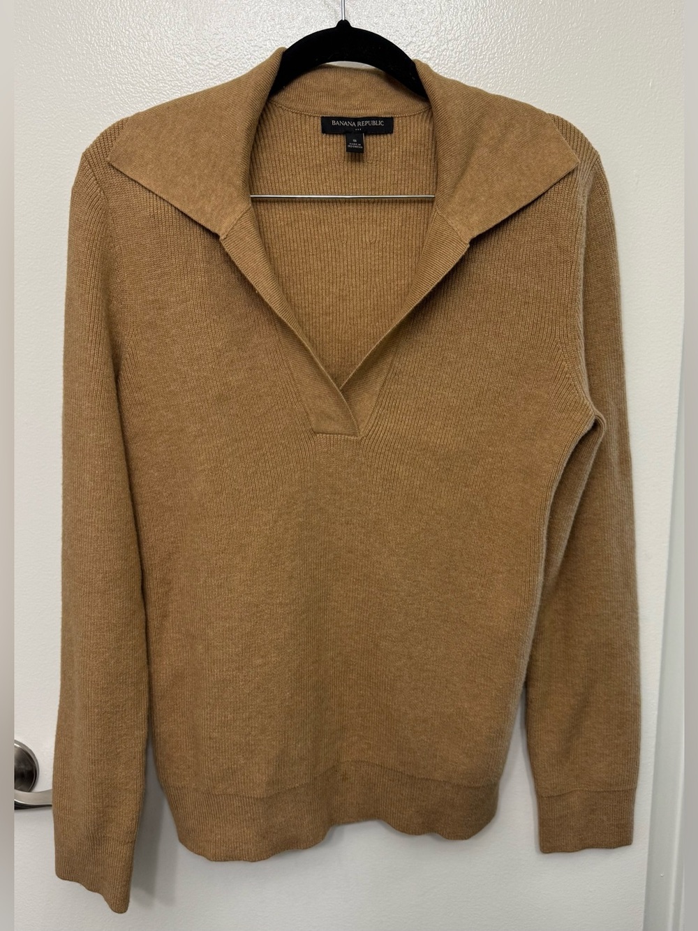 EUC Banana Republic Factory Ribbed Collared Sweater | Knit Pullover
